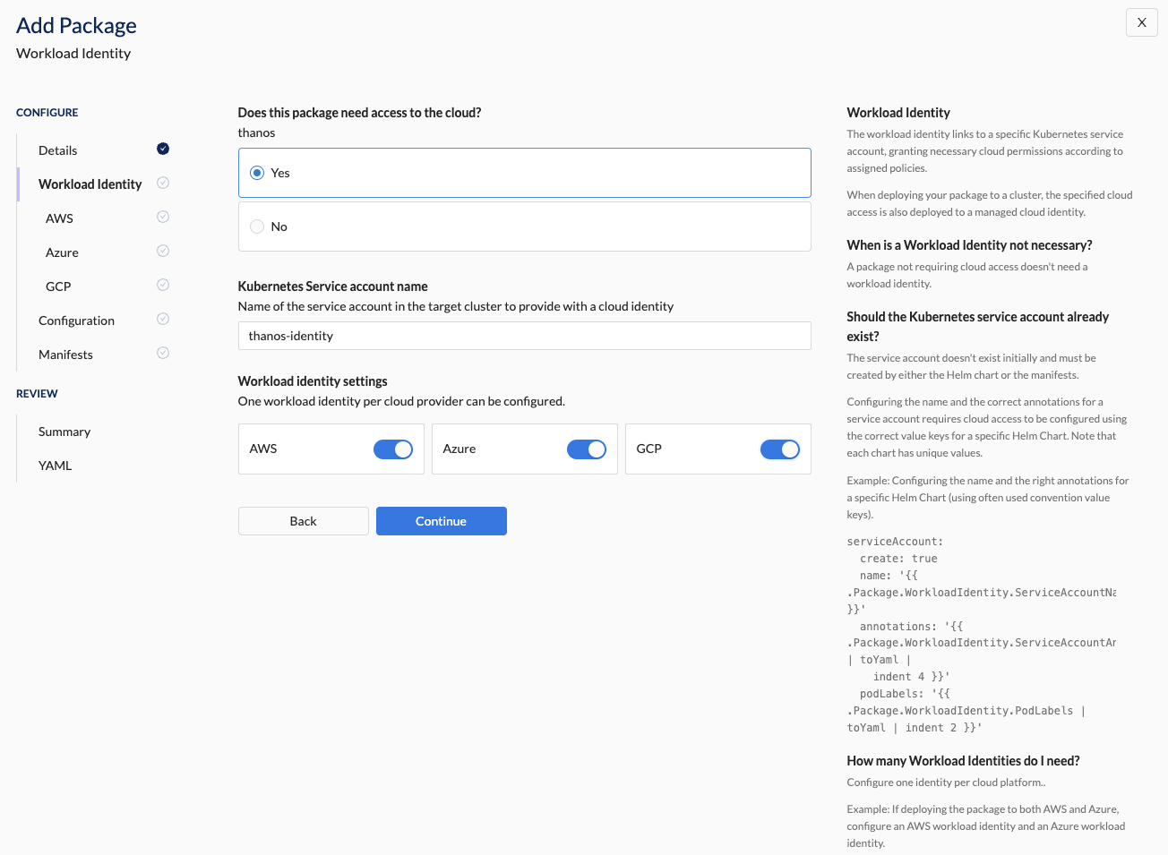 Workload ID Needed for All Providers