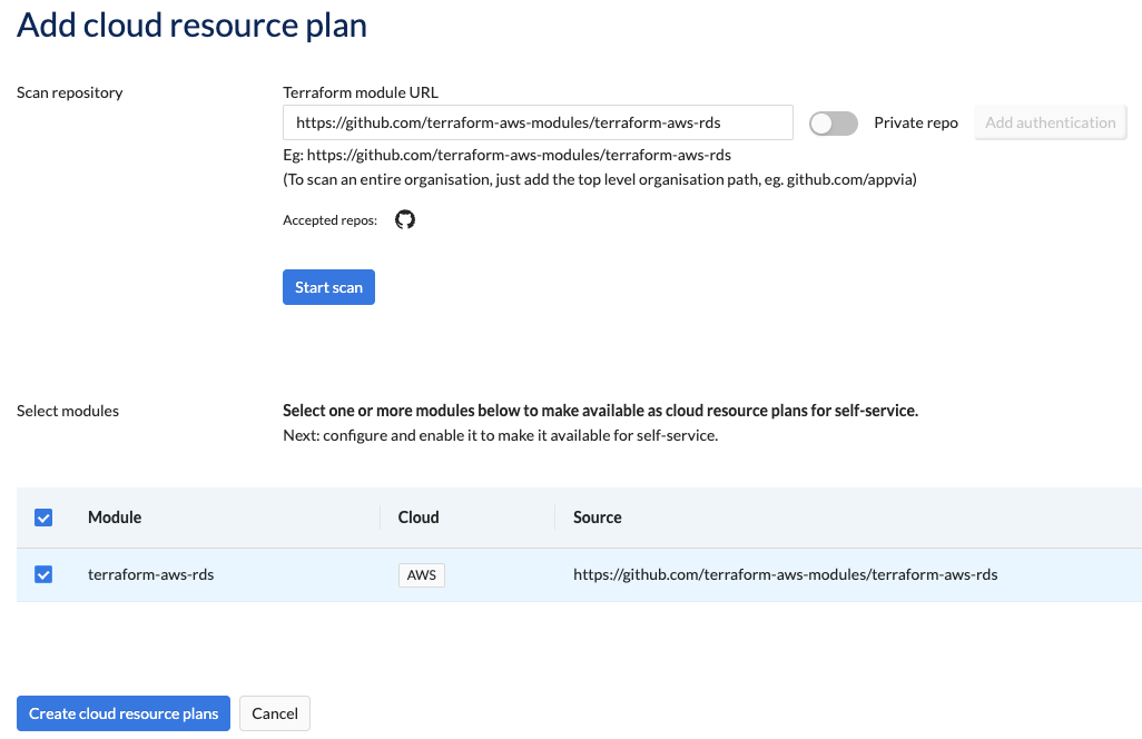 New Cloud Resource Plan